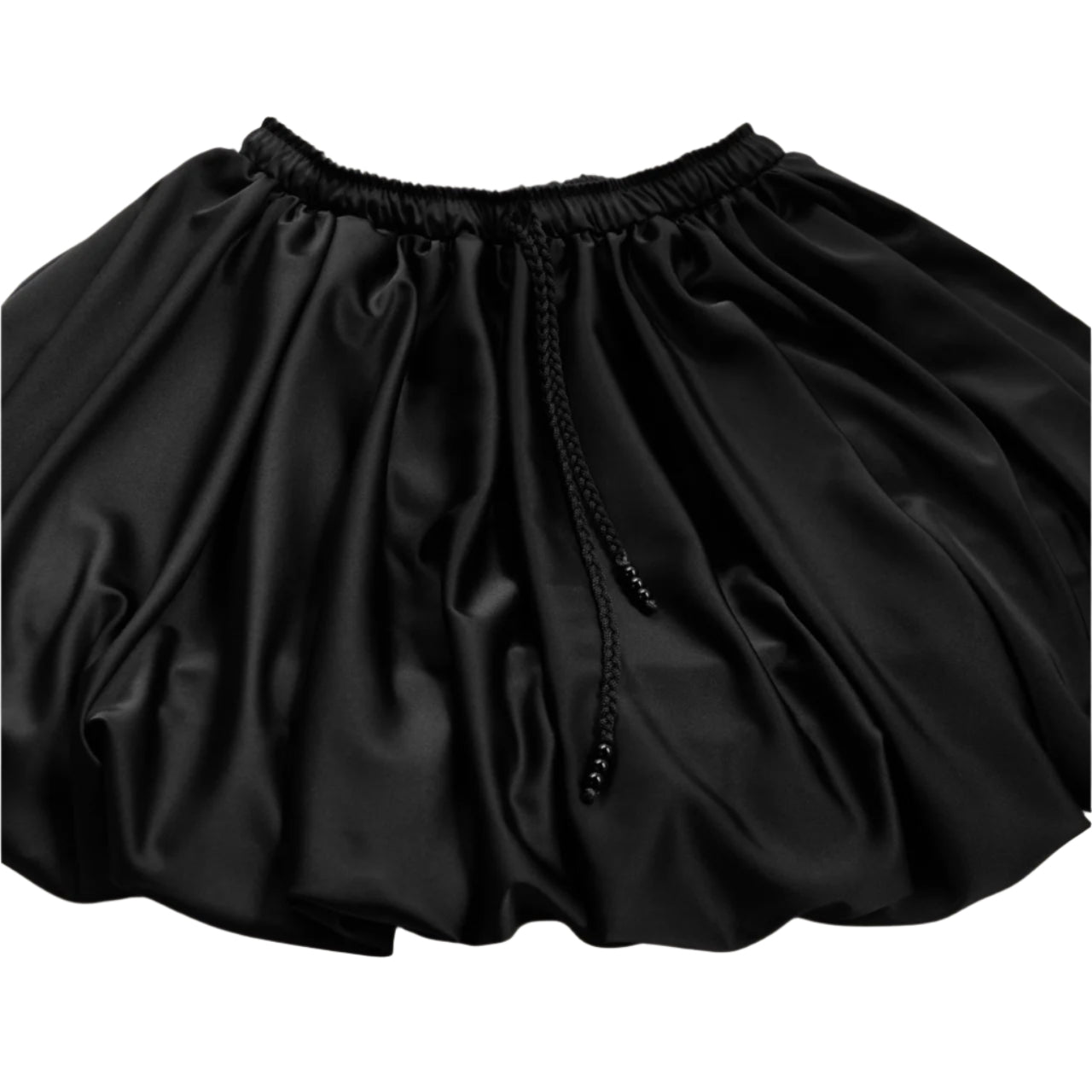 Black skirt on a white background