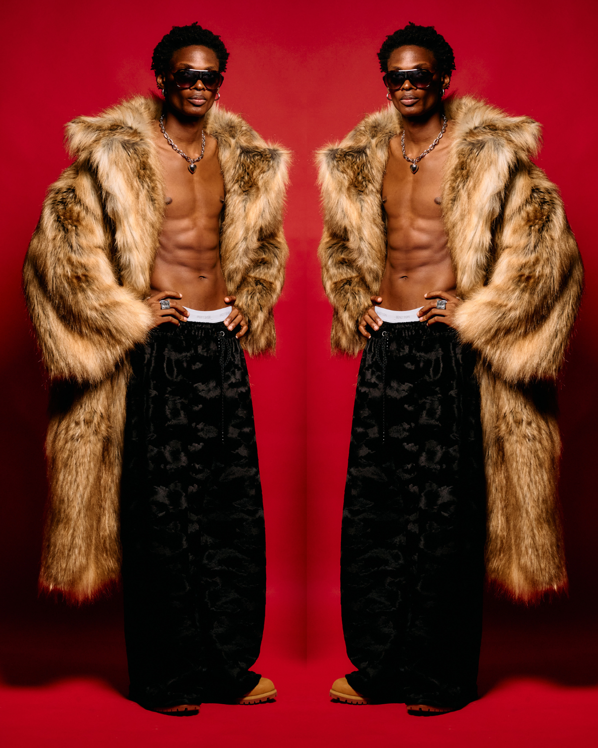 DEADSTOCK FAUX FUR COAT Ezimma